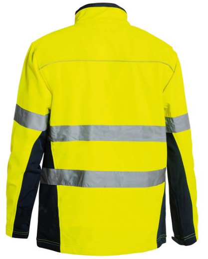 Picture of Bisley Taped Hi Vis Soft Shell Jacket